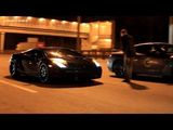 UGR Lamborghini Gallardo Nera vs Nissan GT-R AMS Alpha 12
