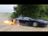 Jaguar XJ220 - Burnout