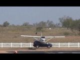 Plane Collides with SUV While Landing