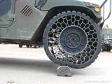 Humvee airless tire test