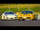 Ferrari 458 Speciale vs. Porsche 911 GT3 