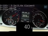 Volkswagen Passat CC 3.6 V6 0-242 km/h