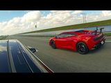 Tesla Model S P85D vs Lamborghini LP570-4 Super Trofeo Stradale Drag R