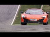 New McLaren 650s Spider - Test Drive on Racetrack