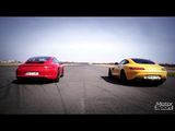 DRAG RACE : Porsche 911 GTS VS Mercedes AMG GT S