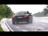 2015 Audi TTS Coupé testing on a very wet Nürburgring track