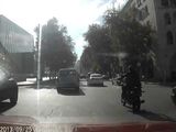 Мотоциклист в Баку