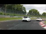 VW Scirocco R vs Ford Focus RS on the Nürburgring Track