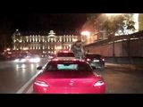 Mercedes Benz SLS AMG cruising on the streets of Baku