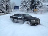 Audi S8 on the snow 2