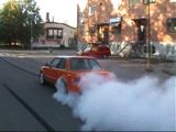 BMW E30 Turbo Burnout