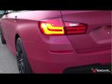 BMW 5-Series (F11) M Tuning - Cherry Red Matte Metallic
