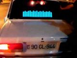 Auto music light in Baku