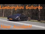 Lamborghini Gallardo Nearly Hits a Tree