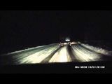 Snow Special: Car drifting on Icy road!