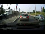 Truck Crashes into 2 Cars