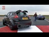 Nissan Juke-R vs GT-R track test
