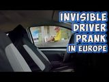 Toyota Aygo / Invisible Driver Prank In Europe
