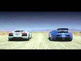 Lamborghini Aventador vs Bugatti Veyron Race
