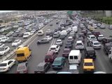 Traffic jams around Koroghlu metro station [Baku, 28.09.2012]