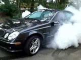 Mercedes-Benz E55 AMG Burnout