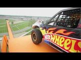 Team Hot Wheels - The Yellow Driver's World Record Jump