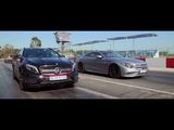 Drag Race: Mercedes S 65 AMG Coupe vs Mercedes GLA 45 AMG