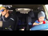 Dad Takes Baby Boy for a Drifty Spin, His Face Says it All…