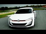 Volkswagen Design Vision GTI (503 h/p) on Racetrack
