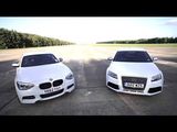 BMW M135i vs Audi RS3: Road, Track, Drag-race