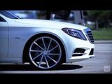 Mercedes-Benz S550 on Vossen 20" CVT Wheels / Executive Package
