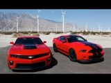 Burnout Fest! 2013 Shelby GT500 and 2012 Camaro ZL1 Road Trip