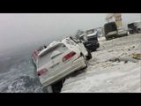 Смыло 52 машины в шторм Япония - Владивосток