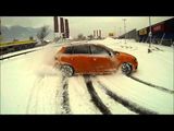 Volkswagen Golf R & Audi S3 GoPro 3 Black Edition - Drifting in Snow