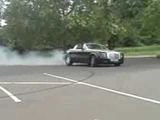 Drifting Rolls Royce Drophead 2009