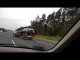 Car Trailer Fail - Car Accident in Poland
