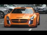 Orange Mercedes SLS AMG by FAB Design