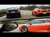 BMW M5 e60 vs Lamborghini Gallardo SE